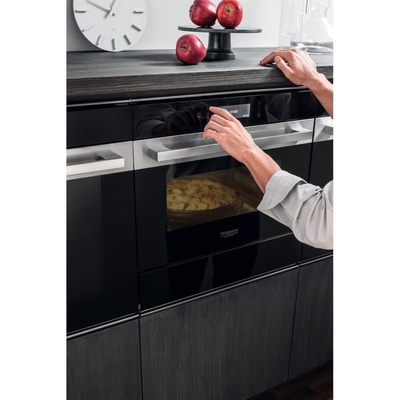 Microonde da incasso Hotpoint: colore acciaio inox, - MWHA 122.1 X