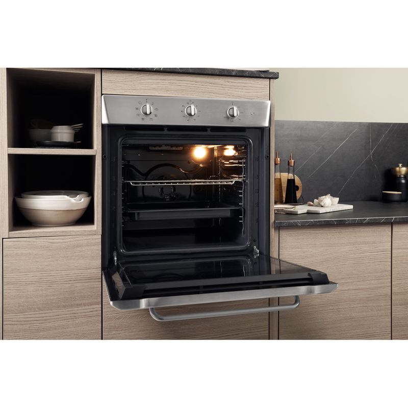 Forno da Incasso Multifunzione Elettrico 60 cm Finitura Antracite Classe A  Ariston Hotpoint Serie Tradizione - FIT 834 AN HA