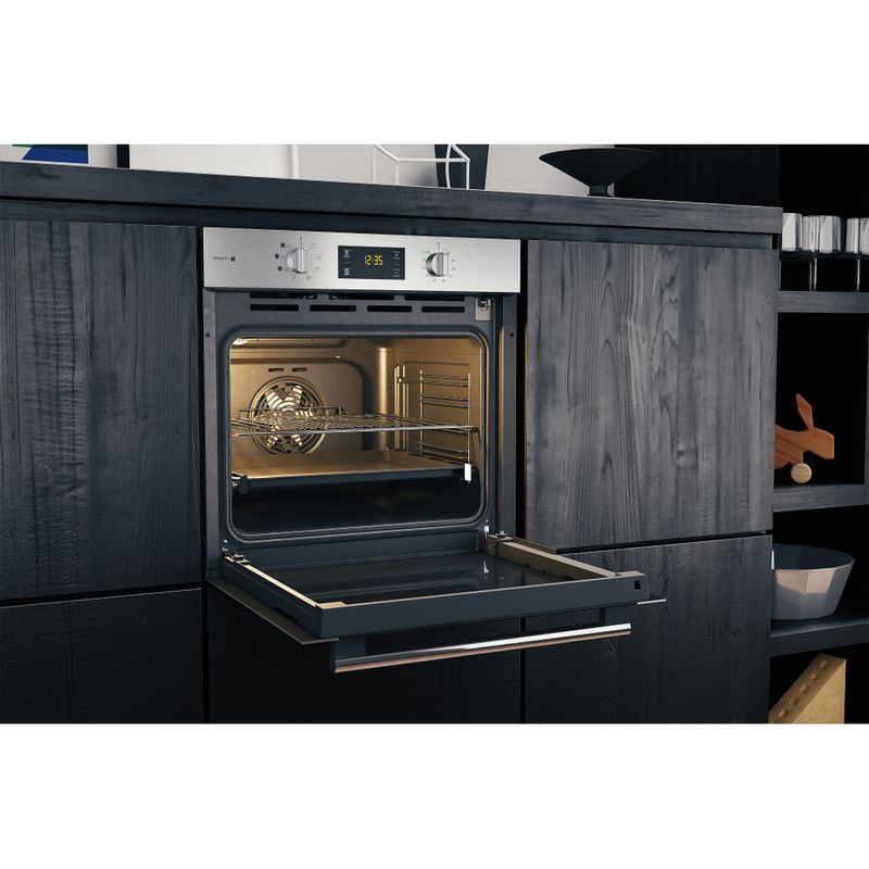 Hotpoint_Ariston Forno Da incasso FA4S 544 IX HA Elettrico A Lifestyle perspective open