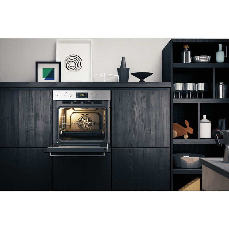 Hotpoint_Ariston Forno Da incasso FA3S 844 P IX HA Elettrico A+ Lifestyle frontal open