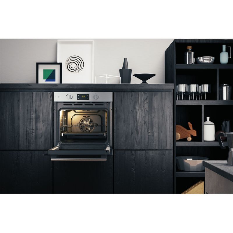 Hotpoint_Ariston Forno Da incasso FA4S 844 P IX HA Elettrico A+ Lifestyle frontal open