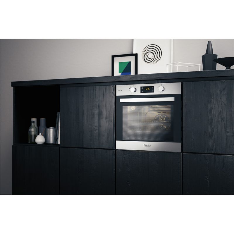 Forno a gas da incasso Hotpoint: colore inox, - GA3 124 IX HA