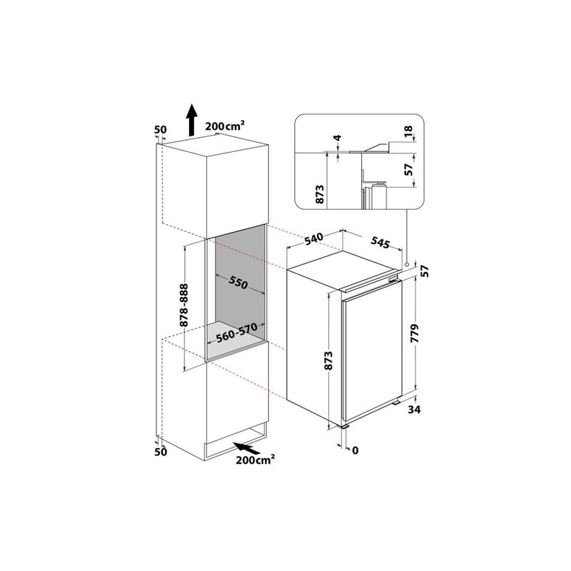 Hotpoint_Ariston-Congelatore-Da-incasso-BF-901-E-AA-Bianco-Technical-drawing