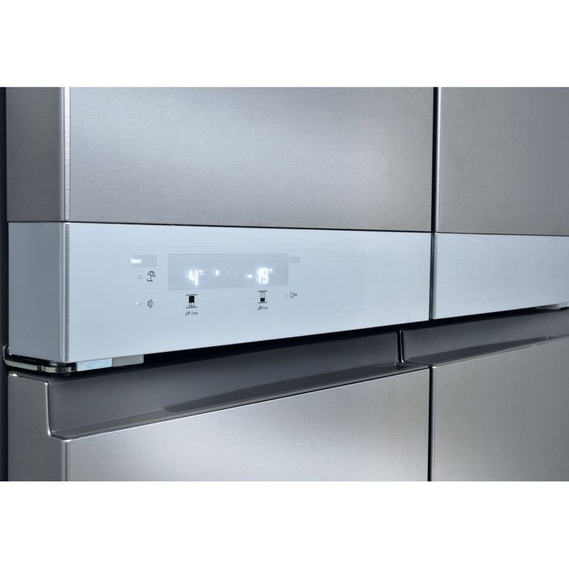 Hotpoint_Ariston Side by side Libera installazione HAQ9 E1L Inox Lifestyle detail