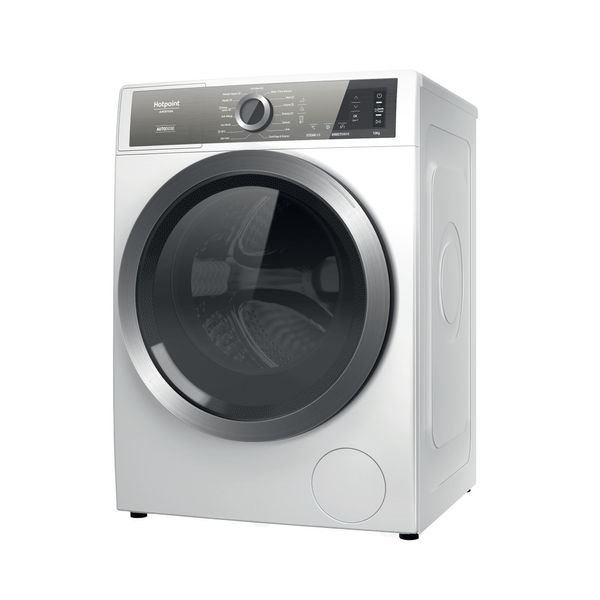 Hotpoint_Ariston Lavabiancheria Libera installazione H8 W046WB IT Bianco Carica frontale A Perspective