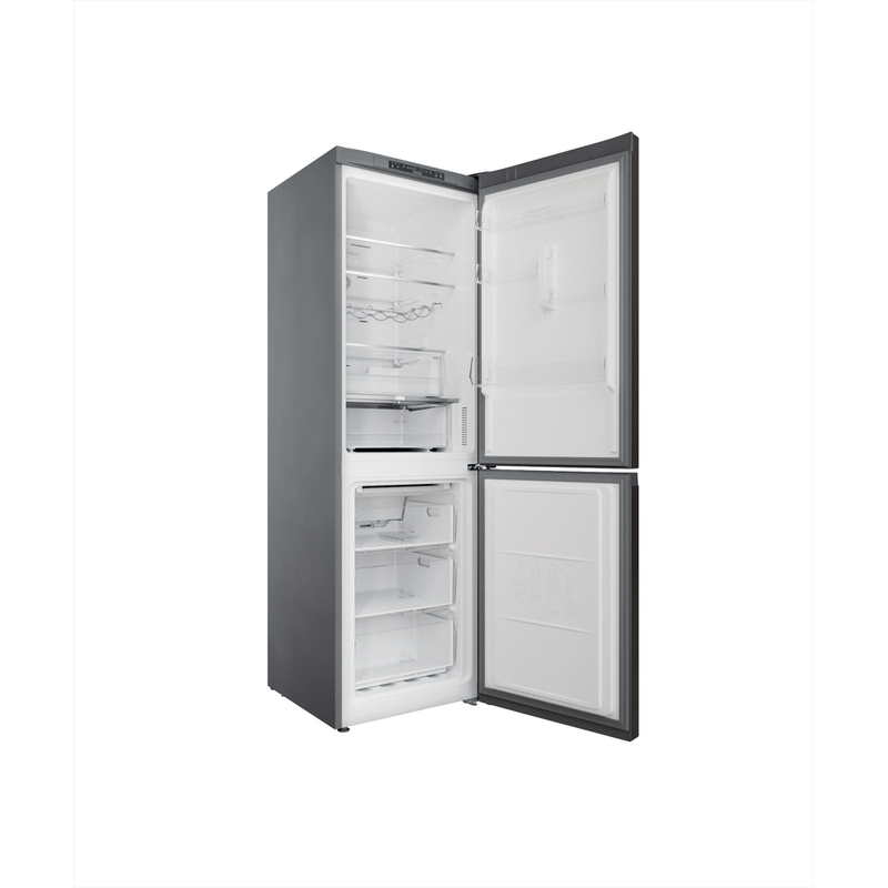 Hotpoint_Ariston-Combinazione-Frigorifero-Congelatore-Libera-installazione-HAFC8-TA33SX-O3-Saturn-Steel-2-porte-Perspective-open