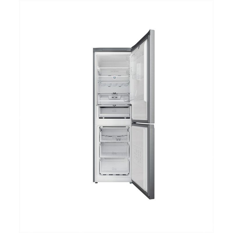 Hotpoint_Ariston-Combinazione-Frigorifero-Congelatore-Libera-installazione-HAFC8-TT43SX-O3-Saturn-Steel-2-porte-Frontal-open
