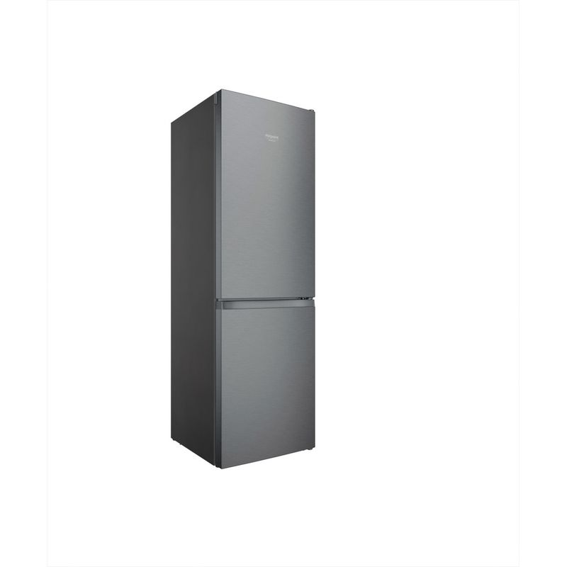 Hotpoint_Ariston Combinazione Frigorifero/Congelatore Libera installazione HAFC8 TIA22SX Saturn Steel 2 porte Perspective