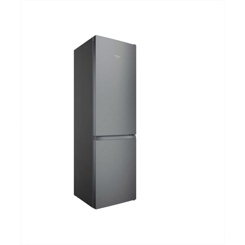 Hotpoint_Ariston Combinazione Frigorifero/Congelatore Libera installazione HAFC9 TI32SX Saturn Steel 2 porte Perspective