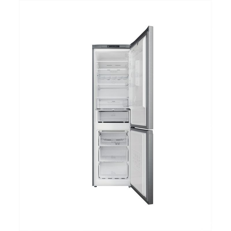 Hotpoint_Ariston Combinazione Frigorifero/Congelatore Libera installazione HAFC9 TI32SX Saturn Steel 2 porte Frontal open