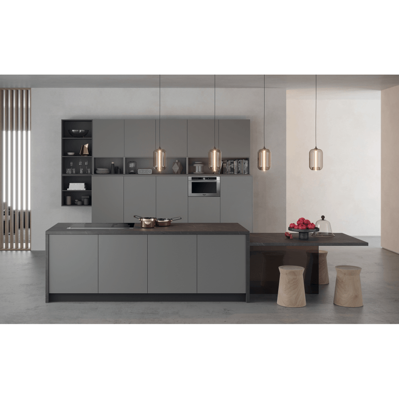 Microonde da incasso Hotpoint: colore acciaio inox, - MD 454 IX HA