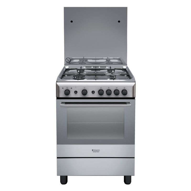 Hotpoint_Ariston-Cucina-con-forno-a-doppia-cavita-H6GG1F--X--IT-Inox-Frontal