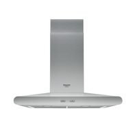 Cappa a parete Hotpoint Ariston: 60 cm,  - HHC 6.7F LB X