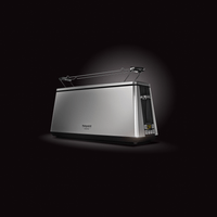 EXTRA LONG DIGITAL TOASTER HOTPOINT: COLORE INOX