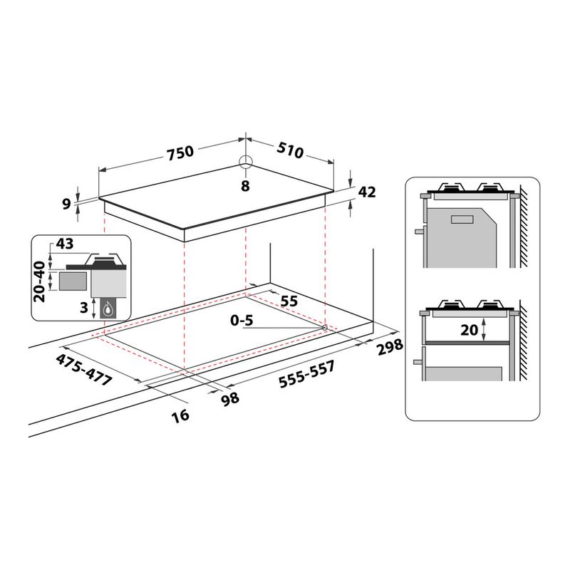 Hotpoint_Ariston-Piano-cottura-FTGHL-751-D-EX-HA-Inox-GAS-Technical-drawing