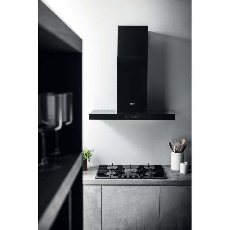 Hotpoint_Ariston Piano cottura FTGHG 751 D/HA(BK) Nero GAS Lifestyle frontal