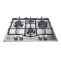 Piano cottura a gas Hotpoint Ariston: 4 fuochi,  - PCN 642 T/IX/HA