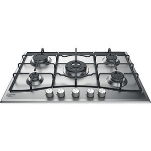 Hotpoint_Ariston Piano cottura PCN 752 T/AS/HA Inox GAS Frontal top down