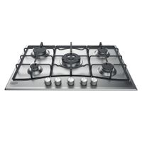 Piano cottura a gas Hotpoint Ariston: 5 fuochi,  - PCN 752 T/IX/HA