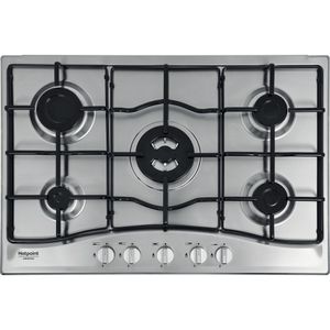 Hotpoint_Ariston Piano cottura PCN 752 T/IX/HAR Inox GAS Frontal
