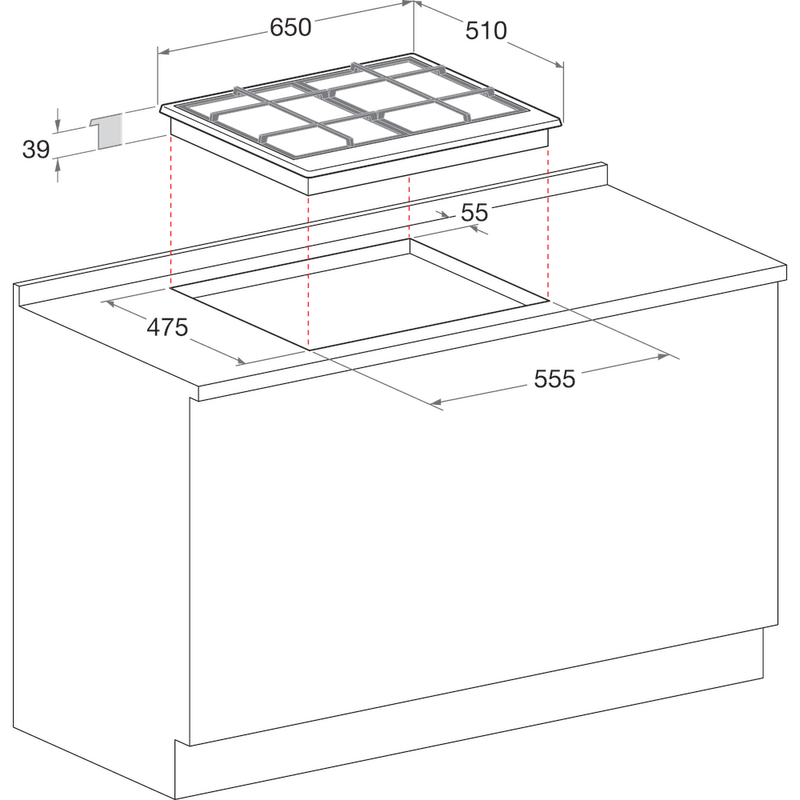 Hotpoint_Ariston-Piano-cottura-PKL-642-D2-IX-HA-Inox-GAS-Technical-drawing