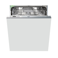 Lavastoviglie da incasso Hotpoint Ariston: grande capacità di carico, colore inox,  - HKIO 3C22 C E W