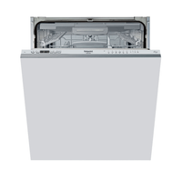 Lavastoviglie da incasso Hotpoint Ariston: grande capacità di carico, colore argento,  - HIO 3C24 F