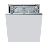 Lavastoviglie da incasso Hotpoint Ariston: grande capacità di carico, colore inox,  - HKIO 3T132 W O