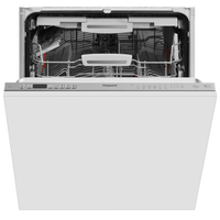 Lavastoviglie da incasso Hotpoint Ariston: grande capacità di carico, colore inox,  - HIO 3P23 WL S