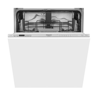 Lavastoviglie da incasso Hotpoint Ariston: grande capacità di carico, colore inox,  - HIO 3T1239 W