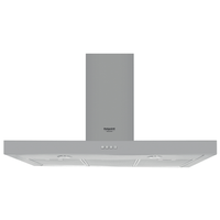 Cappa a parete Hotpoint Ariston: 90 cm,  - HHBS 9.4F LM X