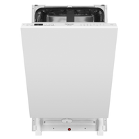 Lavastoviglie da incasso Hotpoint Ariston: slim, colore argento,  - HSIC 3T127 C