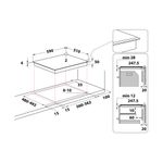 Hotpoint_Ariston-Piano-cottura-HS-2560C-BF-Nero-Induction-vitroceramic-Technical-drawing