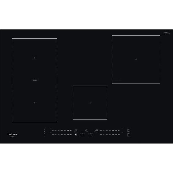 Hotpoint_Ariston-Piano-cottura-HS-3377C-BF-Nero-Induction-vitroceramic-Frontal