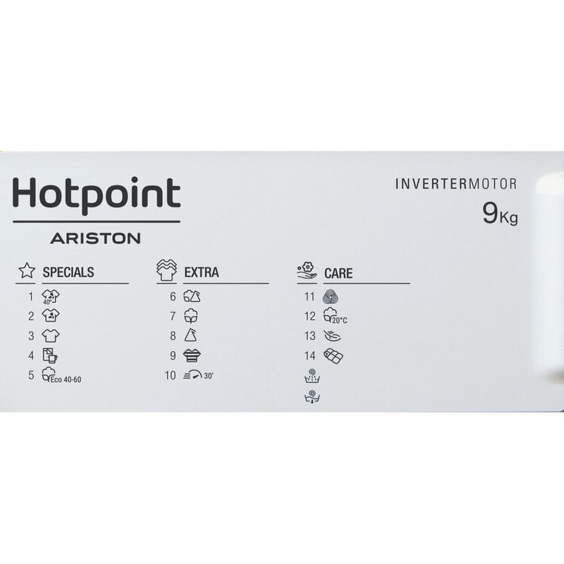 Hotpoint_Ariston Lavabiancheria Da incasso BI WMHG 91484 EU Bianco Carica frontale C Program