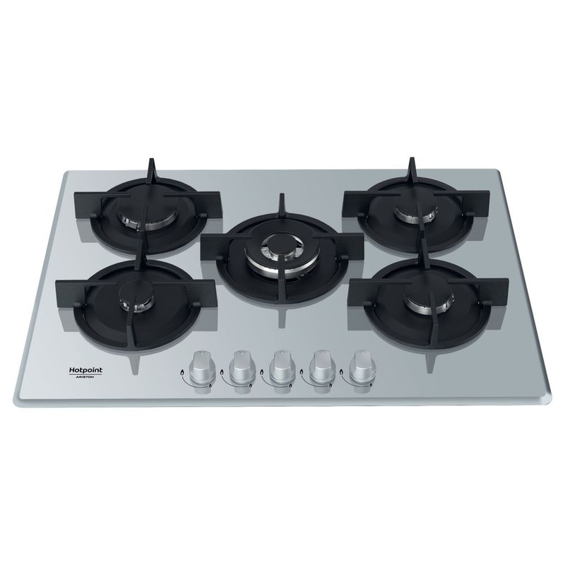 Hotpoint_Ariston-Piano-cottura-HAGD-72S-SL-Argento-GAS-Frontal-top-down