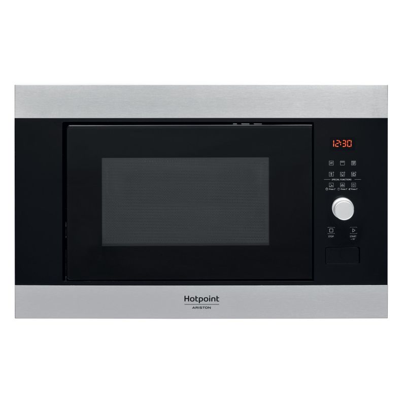 Hotpoint_Ariston-Microonde-Da-incasso-MF25G-IX-HA-Inox-Elettronico-25-Microonde---grill-900-Frontal