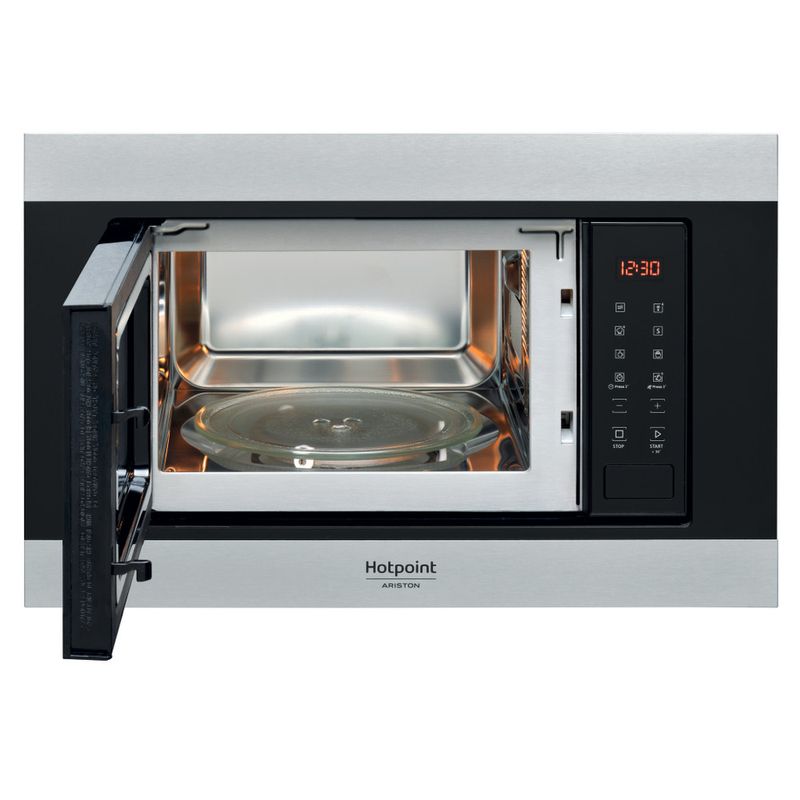 Hotpoint_Ariston-Microonde-Da-incasso-MF20S-IX-HA-Inox-Elettronico-20-Solo-microonde-800-Frontal-open