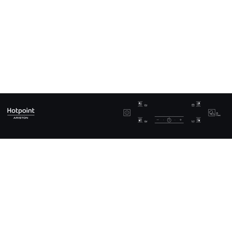 Hotpoint_Ariston Piano cottura HQ 5660S NE Nero Induction vitroceramic Control panel