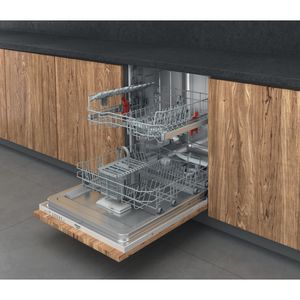 Hotpoint_Ariston Lavastoviglie Da incasso HIS 3010 Totalmente integrato F Perspective open