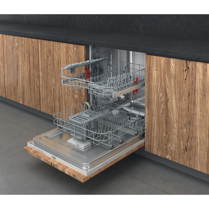 Hotpoint_Ariston Lavastoviglie Da incasso HIS 3010 Totalmente integrato F Perspective open