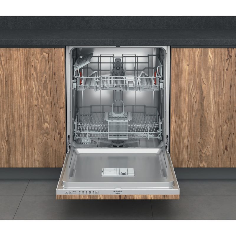 Hotpoint_Ariston Lavastoviglie Da incasso HI 3010 Totalmente integrato F Frontal open