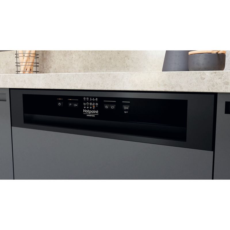 Hotpoint_Ariston Lavastoviglie Da incasso HB 4010 B Semi-integrato F Lifestyle control panel