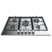 Piano cottura a gas Hotpoint Ariston: 5 fuochi,  - PPH 75P D/IX