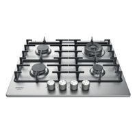 Piano cottura a gas Hotpoint Ariston: 4 fuochi,  - PPH 60G D/IX