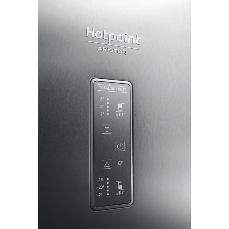 Hotpoint_Ariston Combinazione Frigorifero/Congelatore Libera installazione HA70BE 72 X Optic Inox 2 porte Control panel