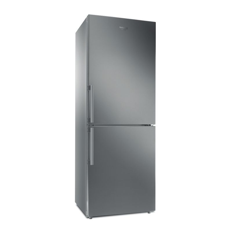 Hotpoint_Ariston Combinazione Frigorifero/Congelatore Libera installazione HA70BI 52 X Inox 2 porte Perspective