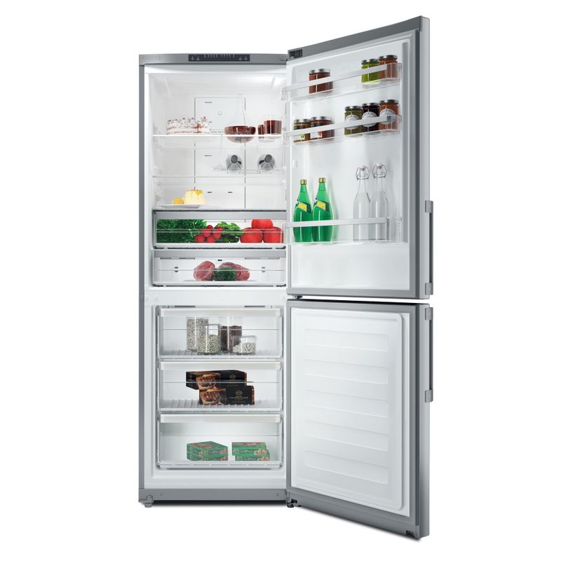 Hotpoint_Ariston Combinazione Frigorifero/Congelatore Libera installazione HA70BI 52 X Inox 2 porte Frontal open