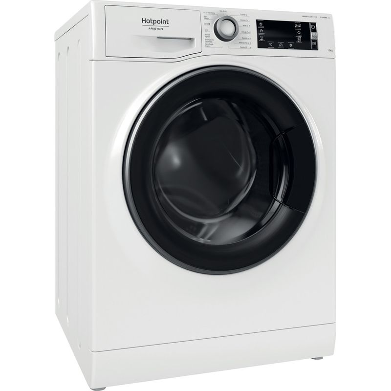 Hotpoint_Ariston Lavabiancheria Libera installazione NWBT 1045 WDAD IT N Bianco Carica frontale B Perspective