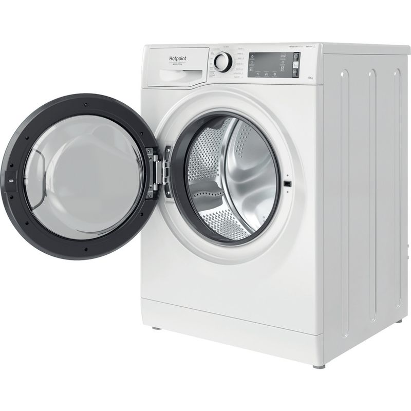 Hotpoint_Ariston Lavabiancheria Libera installazione NWBT 1045 WDAD IT N Bianco Carica frontale B Perspective open